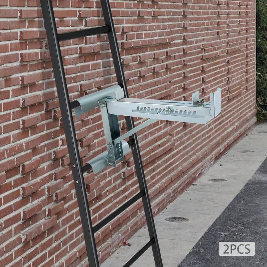 DDBESSIC Heavy Duty Ladder Jacks 2-Pack, Ladder Stabilizer And Support Brackets, Premium Steel Ladder Accessories For Safety And Stabilization - 銀色 - 查看 1