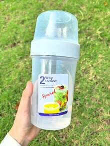 1個便攜式旅行杯，適用於穀物和牛奶，雙層密封優格容器，多種容量可選，也適用於燕麥和水果，適用於辦公室、大學、旅行和野餐的密封食物儲存盒 - 彩色 - 查看 13