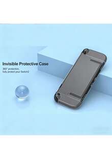 Switch2 Transparent Protective Case Set, Suitable For Switch2 Console And Joy-Con Controllers - Scratch-Resistant Ultra-Thin Protective Cover With Anti-Fingerprint Coating
