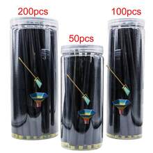 200/100/50支装天然预卷烟纸 - 经典特大号烟卷 | (4.29英寸/109毫米) 超薄慢燃烟卷，带烟嘴/烟管 - 喇叭形烟管，适合作为节日/情人节礼物和吸烟配件，父亲节礼物 - 黑色 - 查看 2