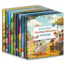 Spot The Differences Fun Book – Compare Two Pictures Puzzles, Easy Layout, Builds Observation, Attention And Visual Reasoning - Find the Difference Challenge - View 4