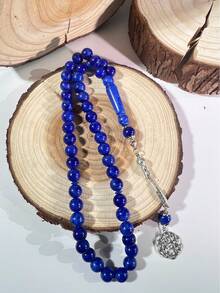 1pc Resin-Like 45pcs Transparent Jelly Muslim Prayer Beads Rosary Tasbih Middle Eastern Prayer Beads - Multicolor - View 2