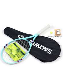 SALYWEE POWER 2.0 Hybrid Carbon Tennis Racket | Pre-Strung 16*19 | 295±10g | Professional Upgrade | Free Accessories | Precision Crafted Frame | Minimalist Elegant Design - Multicolor - View 11