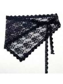 1/2pcs New Layered Tulle Lace Slip Skirt, Polyester Solid Color, Suitable For All Seasons - Multicolor - View 13