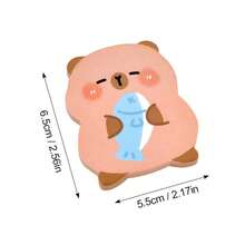 3Sets 60pcs/Set 300 Sticky Notes Shaped Like Capybaras, Easy To Tear Off, Suitable For Reminders, Notes, Bookkeeping, Studying, Office Use, Weddings, Classroom Rewards, Christmas, And More - Multicolor - View 5