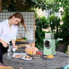 New Manual Vegetable Slicer, High Capacity Rotary Grater And Shredder, Food Chopper - Multicolor - View 4
