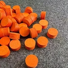 14mm Punta Stecca da Biliardo Multistrato, 14mm Punta Stecca da Biliardo, Punta Stecca da Biliardo e Snooker Professionale, Durevole e Perfettamente Adatta - 14MM - Arancione - Visualizzare 5
