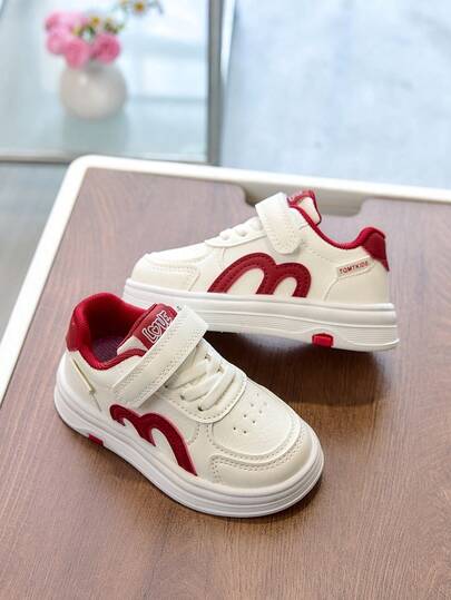 1 Pair Kids Popular Sports Shoes, Fashion Versatile Non-Slip Casual Sneakers For Little Boys And Girls, Spring/Autumn