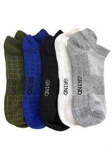 5 Pairs/10 Pairs Unisex Spring/Summer Sports Socks, Terry Cushion Casual Ankle Socks, Breathable Outdoor Sports Socks, Invisible Socks | Men And Women High-Performance Athletic Running Socks | Comfortable & Snug Fit - Multicolor - View 2