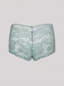 Hourtrue 5Pcs Sexy Ladies Lace Floral Patterned Square Cut/Boxer Shorts - Multicolor - View 8