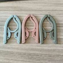 1/3/5/8/10pcs Travel Hangers, Portable Folding Clothes Hanger, Foldable Drying Rack, Non-Slip Design, Suitable For Retail Stores (Random Color), Travel Essential, Travel Accessories, Travel Essentials, Beach Vacation, Summer Travel, School Supplies, Back To School - Multicolor - View 3