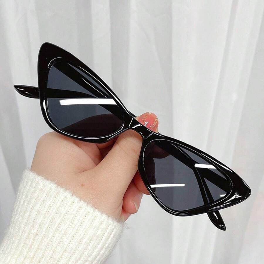 1pc Cat Eye Beach Fashion Glasses, Personalized Y2K Style For Women, Summer