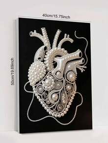 New Pearl Painting Frameless Diy Handmade Diamond Painting Kit, Suitable For Bedroom Decoration, Living Room Hanging Paintings, Room Decoration, Artwork, Birthday Gifts For Friends, Christmas, New Year, Valentine's Day, Holiday Gifts Full Of Novelty. - Multicolor - View 6