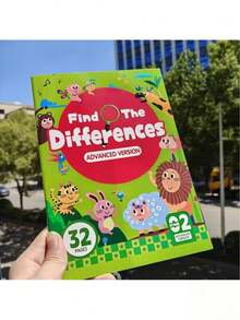 1 Book - Hidden Difference Activity Book, Including 32 Interactive Observation Games And Memory Exercises | Attention And Concentration Training | Visual Perception Skills, Concentration Games With Numbered Pages - Multicolor - View 5