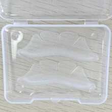 1 Pair/2pcs Purple Petal Silicone Eyelash Pad, Eyelash Extension Pad, Eyelash Pad, Eyelash Extension Pad, Eyelash Patch - Pink - View 13