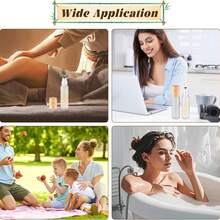 10ml Essential Oil Glass Bottle Glass Roller Bottles With Stainless Steel Roller Balls Reusable Refillable Bottle (White Frosted) - Clear - View 6