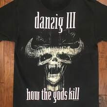 Danzig I How The Gods Kill Vintage Cotton Black All Size T Shirt - 款式9 - 查看 1