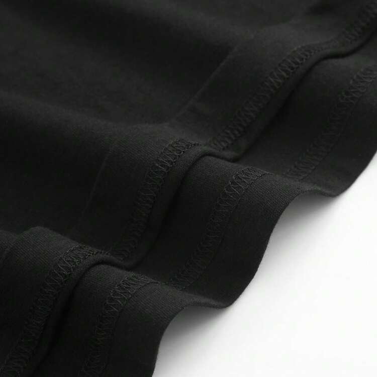 Edición limitada del Día de San Valentín Camiseta de manga corta de algodón para parejas Suave y transpirable con estampado de corazones Ropa para parejas Regalo de confesión - Negro 3 - Añade 6