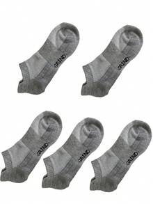 5 Pairs/10 Pairs Unisex Spring/Summer Sports Socks, Terry Cushion Casual Ankle Socks, Breathable Outdoor Sports Socks, Invisible Socks | Men And Women High-Performance Athletic Running Socks | Comfortable & Snug Fit - Multicolor - View 12