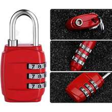 7 Colors Digit Password Lock Combination Suitcase Luggage Metal Code Password Locks Padlock Travel Anti-Theft Color Locks Nice 3 Digit Dial Combination Code Number Lock Padlock For Luggage Zipper Bag Backpack Handbag Suitcase Drawer Durable Locks - MultiWarna - View 3