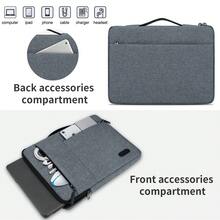 NEWHEY 13.3-14 Inch Waterproof And Durable Business Laptop Bag, Suitable For MacBook Air/Pro, HP Laptops, With Carrying Handle, Blue/Grey - Multicolor - View 8