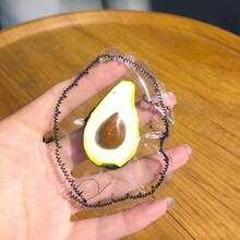 可塑形逼真水果毛绒玩具 - 苹果、草莓、香蕉，手工制作，可缓解压力，适合生日、圣诞节、万圣节、复活节等节日，是完美的礼物之选。 - 彩色 - 查看 7