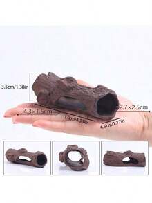 Variety Of Ceramic Fish & Shrimp Tunnel Decorations For Aquarium, Clay Pipe Shrimp Cave, Fish & Shrimp Feeding Tube, Aquarium Decor Hideaway Pipe - A - View 15