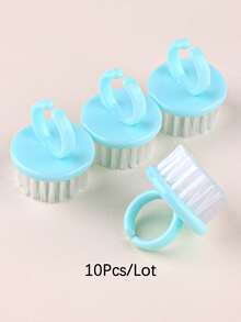 2/4/10pcs Nail Brush, Multi-Functional Brush For Nail Care, Nail Cleaning, Nail Dust Removal And Dirt Cleaning - Multicolor - View 40