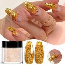 36色美甲粉，快干美甲粉，纯闪粉美甲粉，适合居家及美甲沙龙使用，每盒10克 - 彩色 - 查看 43