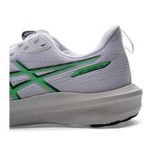 Asics 男士跑步鞋 GT-1000 14，轻便舒适休闲运动跑步鞋 1011C077-101 - 白色/綠色 - 查看 8