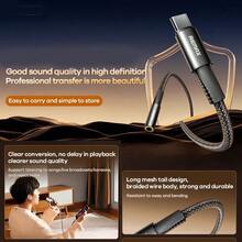 REMAX CB08(I-3.5F) Smart Volume Audio Adapter Cable For IPhone To 3.5mm Female Connector (0.12M, Black), High-Definition Sound Quality, No Playback Delay, Sturdy And Durable, Widely Compatible, Aluminum Alloy Head, Scratch-Resistant And Wear-Resistant. - Black - View 2