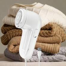 Elektrischer Stoffentfuseler, Kleidung Flusen/Fusseln Entferner, entfernt effizient Pilling, USB betrieben, Edelstahlklingen (Batterie nicht enthalten)