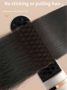 New USB Rechargeable Portable Negative Ion Straightening Brush, Volumizing High Crown Styling Tool, Wireless Charging Hair Straightener, Compact Multi-Function Hair Straightener, Gentle On Hair - Multicolor - View 7