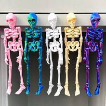 1个3D打印可活动骷髅玩具 - 创意玩具、新奇礼物、收藏品，适合送给朋友、节日、生日等场合 - 彩色 - 查看 3