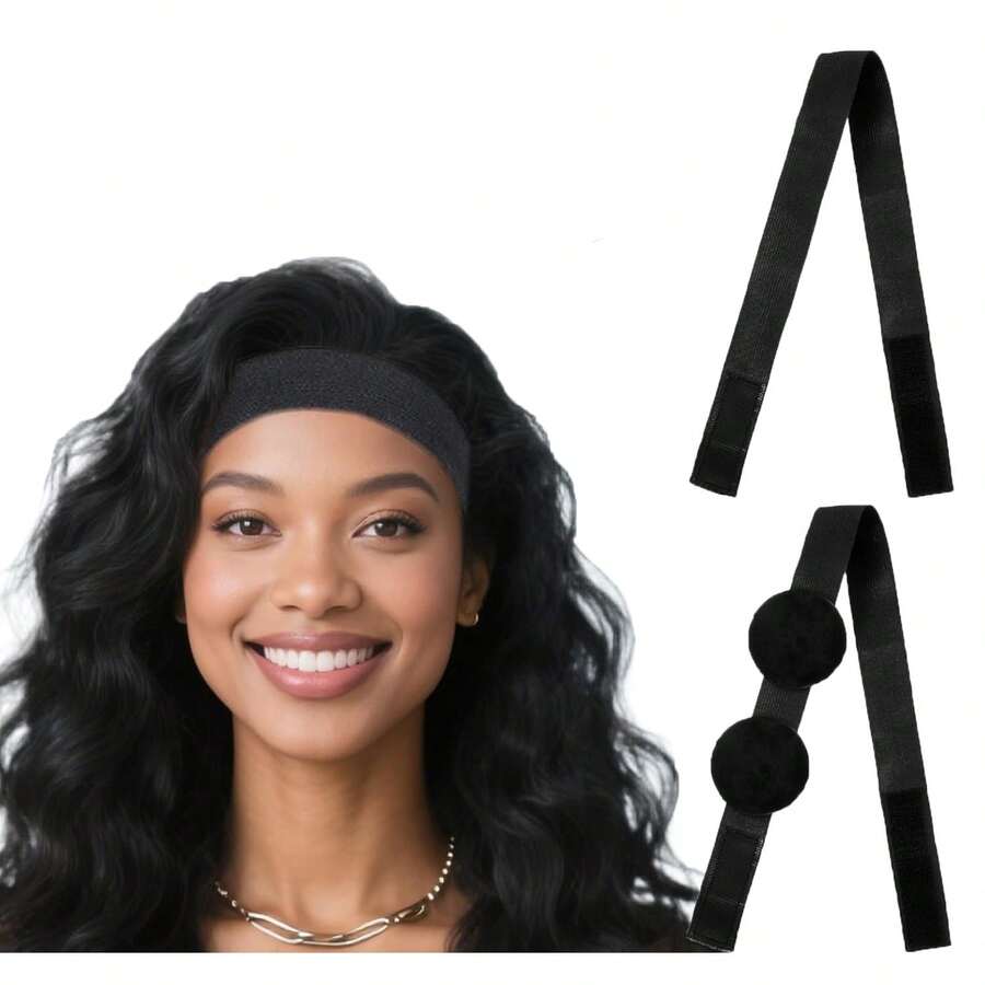 Wig Band And Lace Melting Band Set - Elastic Edge Wrap Bands To Keep Lace Front Wigs In Place And Lay Edges - Multicolor - View 1