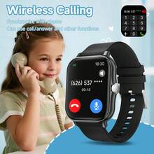 SIMSONLAB 2025 New 1.83" HD Full Touch Screen Smart Watch, Upgraded Gaming Smart Watch Suitable For Teens And Kids, With Calling, Pedometer, Calorie Counting, Multiple Sports Modes, Notification Alerts, Compatible With Android/IOS, Ideal Christmas Gift