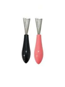 2pcs Hairbrush Cleaning Brush Hair RemoverA Set Of Massage Comb Hair Cleaning Wide Brush Hair Styling Tools Suitable For Use In Salons And At Home, Random Color, Comfortable To Comb,Hair Tools,Hair Items,Travel Essential,Travel,Barber,Hairstylist,Barber Accessories,Valentine's Day,Hair Supplies,Hair Stylist,Barbershop,Salon,Vacation Essentials,Hair Products,Barbershop,Valentine's Gift,Travel Essentials For Women,Hair Stylist Tools - 彩色 - 查看 9