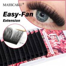 12rows Cashmere Mink Natural Cilia Silk Eyelash Extension C/D Curl 0.05mm 0.07mm 8-20mm & Length Mixed Tray Easy Fan Lashes 2D-10D Rapid Blooming Eyelash Extensions Flowering Volume Lash Extensions - CC - View 30
