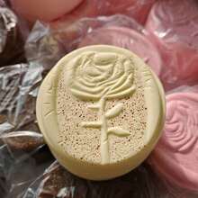 新款逼真巧克力玫瑰慢回弹软萌减压捏捏乐，桌面摆件，逼真玫瑰蜡封慢回弹减压捏捏乐，PU材质减压捏捏乐 - 彩色 - 查看 8