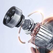 Licuadora eléctrica portátil, procesadora de alimentos para bebés, picadora de carne. - Blanco - Ver 3