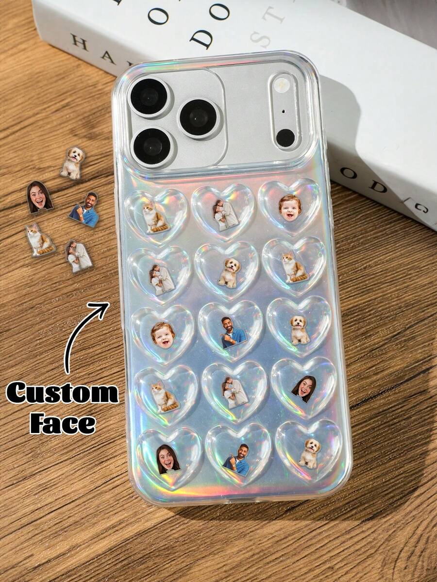 Personalized Custom Photo Phone Cases,Heart-Shaped Phone Case,Customized Photo Acrylic Panel,Swinging Phone Case,Valentines Gift,Gifts For Women,Customized Couple Photos,Children's Photos,Pet Photos, Birthday Gifts, Gifts For Couples, Friends, Party Favors, Commemorative Gifts,Gifts For Pet Lovers