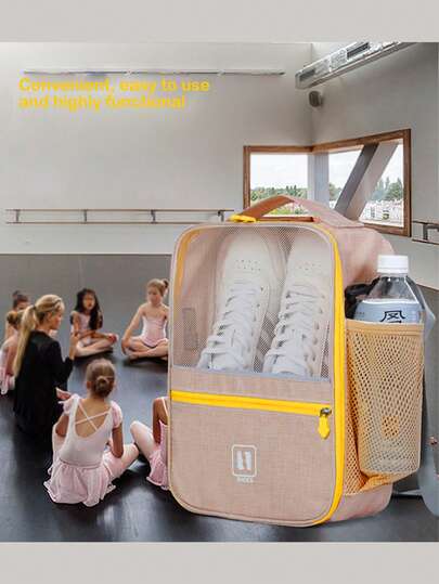 Outdoor Yoga Sports Shoes Storage Bag, Multi-Functional Portable Divided Organizer For Sports Shoes And Socks