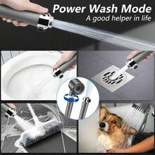 Filtered Shower Head With Handheld, High Pressure 3 Spray Mode Showerhead With Filters, Water Softener Filter For Hard Water With ON/OFF Switch For Pets - Remove Chlorine (Gray) - Dark Grey - View 11