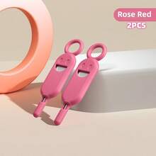 2个马卡龙色笑脸防丢卡套+不锈钢SIM卡取卡针，便携式取卡工具，钥匙扣礼品 - 2pcs - 查看 13