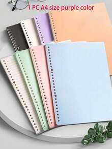 1 bìa đựng tài liệu rời khổ A4/B5/A5 (không kèm vòng ghim, không kèm giấy bên trong), bìa đựng tài liệu rời chống trầy xước, màu trơn tối giản. - Nhiều màu - Xem 15