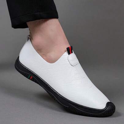 Preppy College Business 2026 New Men's Slip-On Casual Shoes, Large Size 39-46, British Style Soft Bottom Loafers, Men's Business Casual Loafers