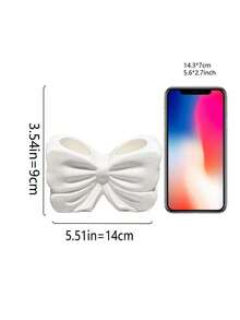 1个北欧风不对称蝴蝶结化妆刷架，专为收纳化妆品而设计，可用作化妆刷整理架，提升房间美感，适用于婴儿房、卧室、儿童房、家居装饰，提供节省空间的收纳方案。 - 彩色 - 查看 11