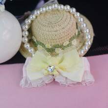 Heart Diamond Bear Pet Necklace Lace Bowknot Puppies And Kittens Bow Tie Collar Cute Prince Style Cat And Dog Decorative Accessories Cat Stuff Dog Collar - Multicolor - View 11