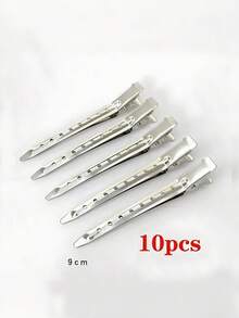 10/12/30/Pcs Professional Ladies Salon Fixed Hair Pin 5.5cm Curl Metal Hair Clips Hair Root Fluffy Clips DIY Tools Hair Accessories - Silver - View 2