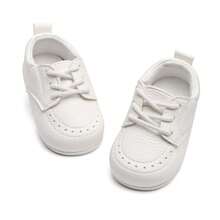 秋冬时尚婴幼儿鞋，软底舒适轻便婴儿靴，适合室内外幼儿穿着 - 白色 - 查看 12